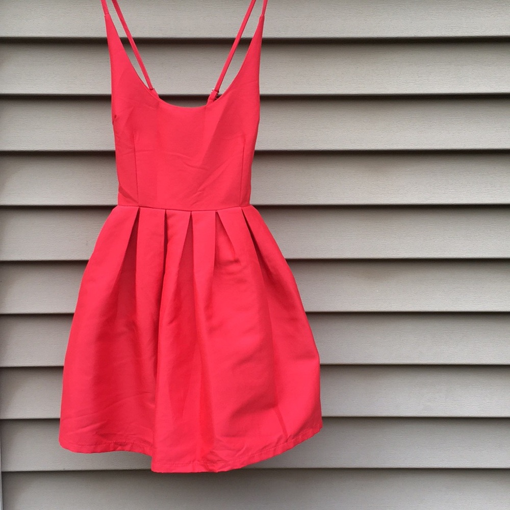 Red dress